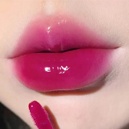 HERORANGE Light Glass-Like Lip Lacquer - Mirror Shine, Hydrating Formula; Smudge-Proof, Long-Wear, and Skin-Brightening