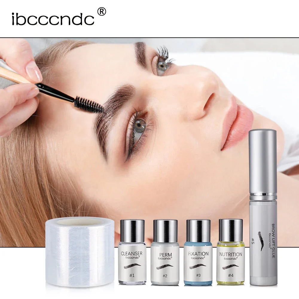 Brow Lamination Kit Professional Home Beauty Eyebrow Perming Kit DIY Eyebrow Shaping Setting Perming Shaping Set Makeup Tools