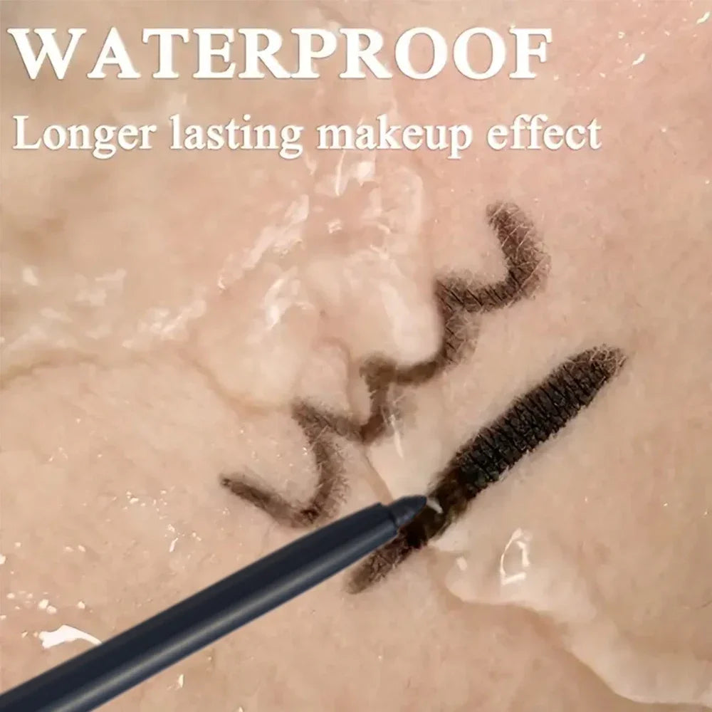 Intense Color Tone Long-Lasting Eyeliner Pencil - Sweatproof, Smudge-Proof, Waterproof Concealer & Lip Liner Gel Pen for Flawles