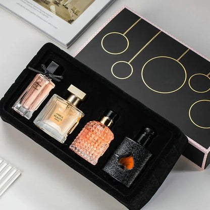 Original Women Perfume Sets 100ml Gift Box 4pce Set Fresh Lasting Fragrance Eau De Parfum Plant Floral Scent Fresh духи женские