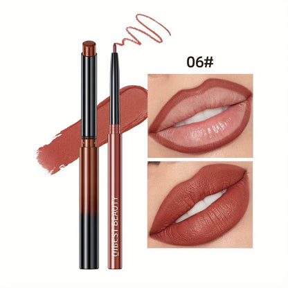 1PC matte lipliner, durable waterproof, sweat resistant, easy to color, fadeless lip gloss, essential for beauty