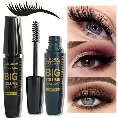 4D Curling Mascara – Lengthening, Waterproof, Sweatproof, Long-Lasting, Smudge-Proof, Unisex, Gentle, Certified