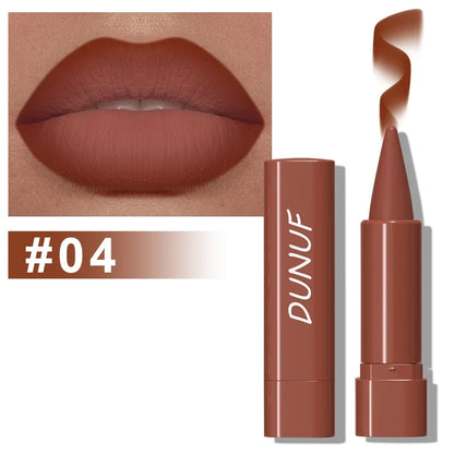 Gradient Lip Liner Pen with Matte Velvet Finish Smooth Application  Lipstick for Defined and Elegant Lips