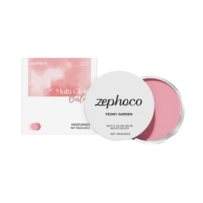 Pink Sakura Cream Blush Makeup Natural Cheek Tint Long Lasting Hydrating Lightweight Blusher Stick  Smooth Comfortable to Wear
