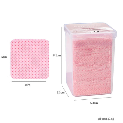 Lint-Free Nail Polish Remover Cotton Wipes UV Gel Tips Remover Cleaner Paper Pad Nails Polish Art Cleaning Manicure Tools