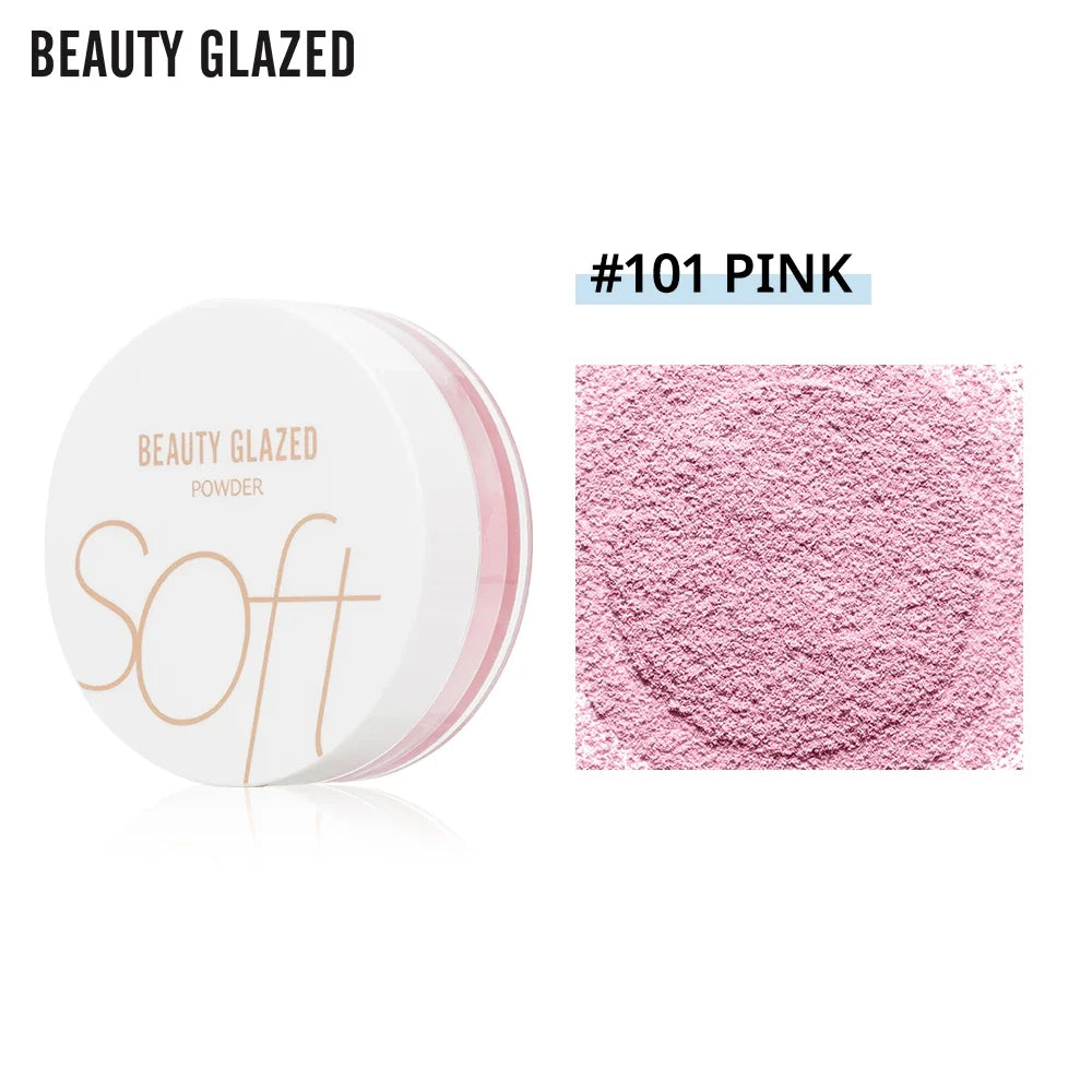 Beauty Glazed 4 ColorsMatte Loose Powder Natural Waterproof Long-Lasting Concealer Banana Powder for Makeup
