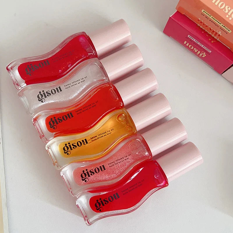 Original Gisou Moisturizing Lip Balm Lip Oil Gloss Care Of The Lips Benetitnt For Lips Plumping Exfoliating Plumping Gloss Oil