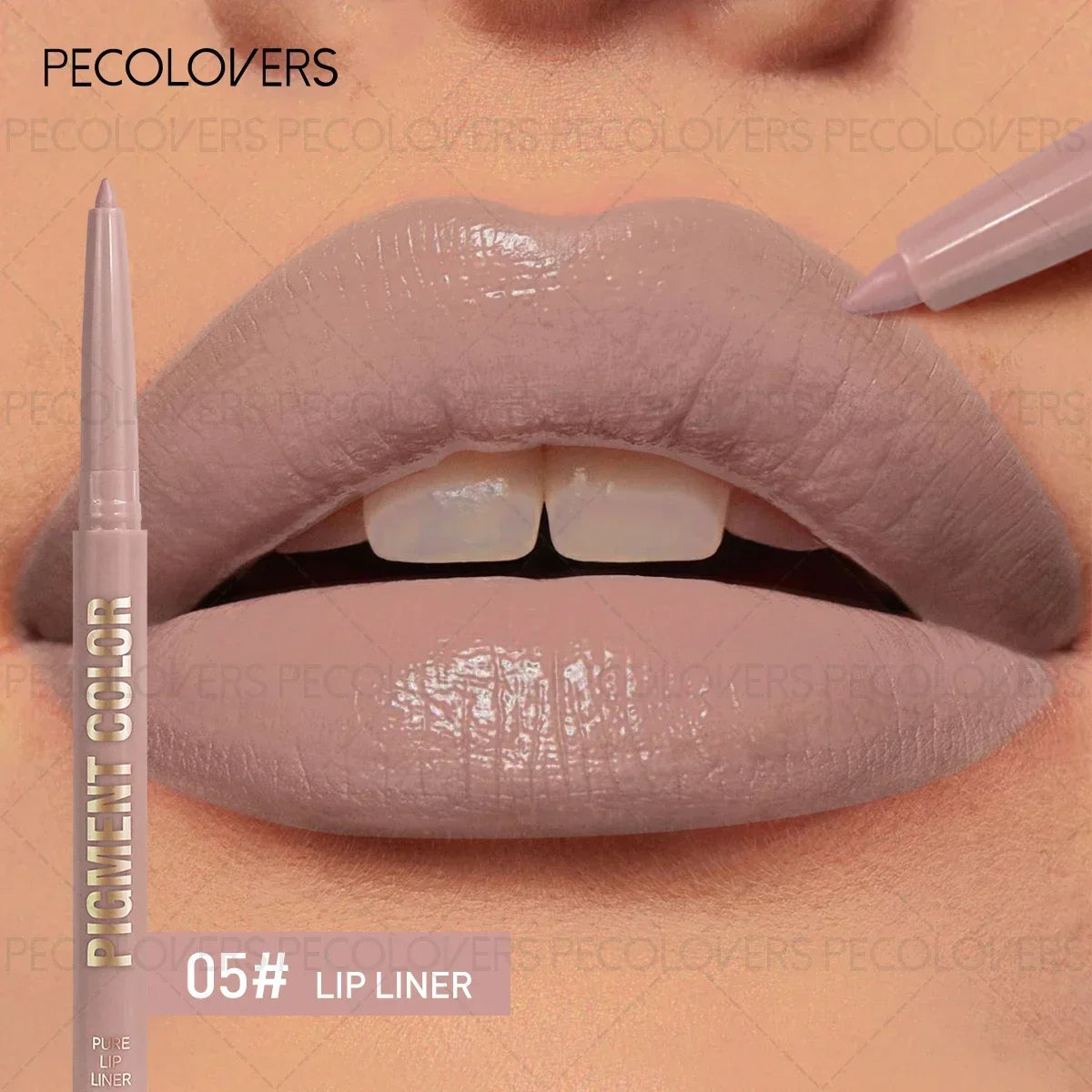 1PC 2-in-1 Lip Liner&Lip Gloss Pen-Matte Colors&Waterproof Long-Lasting ,Velvety Pencil for Plump Lip Outline, Easy Application