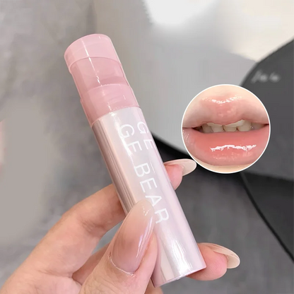 Gege Bear Water Gel Lip Gloss — Hydrating, Crystal-Clear Shine with Long-Lasting Color and Natural Finish