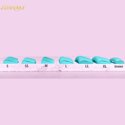 Lomansa 7 Pairs L Curl Silicone Eyelash Perm Pads Sticky Lashes Rod Shield Lifting 3D Eyelash Curler Accessories Makeup Tools