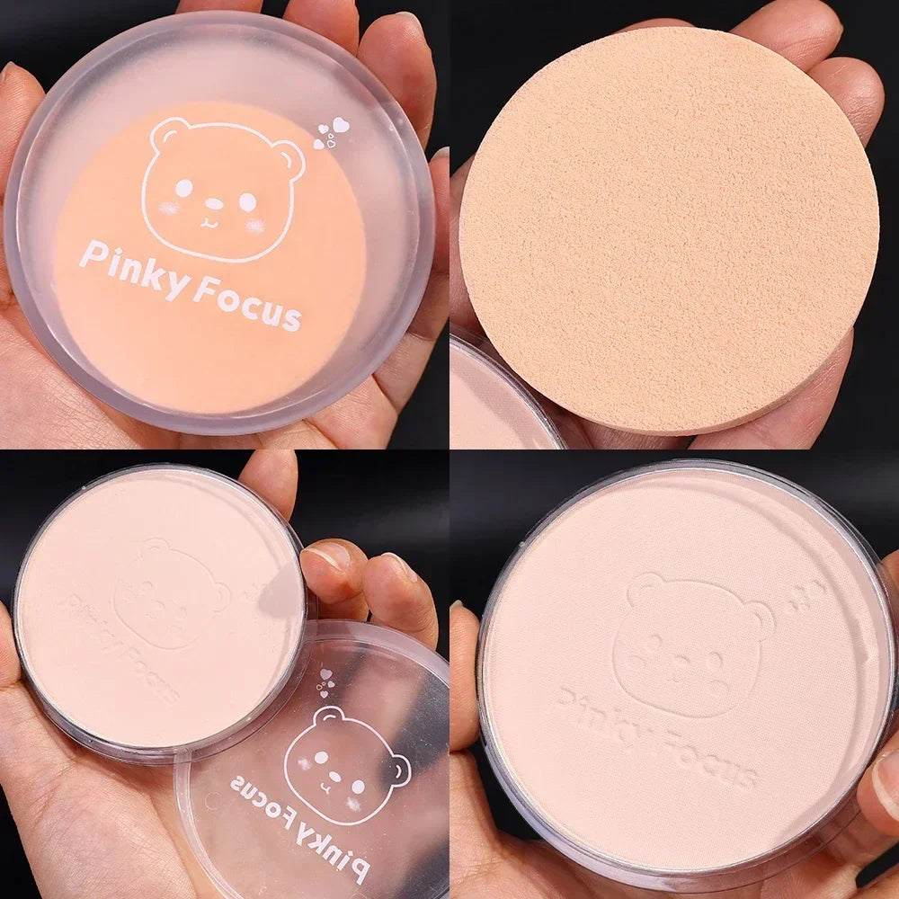 Lasting Oil Control Loose Powder 3Colors Moisturizing Waterproof Concealer Pressed Powder Breathable Brighten Face Korean Makeup