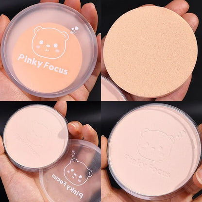 Lasting Oil Control Loose Powder 3Colors Moisturizing Waterproof Concealer Pressed Powder Breathable Brighten Face Korean Makeup