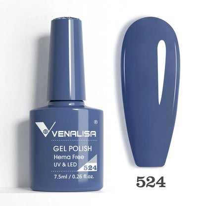 Venalisa HEMA TPO FREE Nail Gel Polish Glitter Gorgeous Full Coverage Soak Off UV LED French Nail Jelly Pink Nude Collection