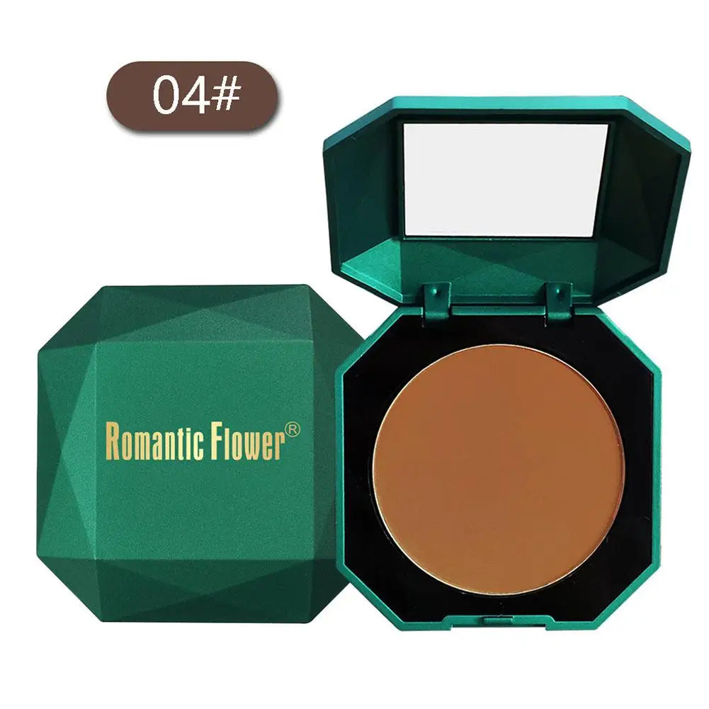 Brand-new 4 Colors Dark Pressed Powder Dark Skin Powder Matte Powder Long-lasting Waterproof  Brand Makeup Blush