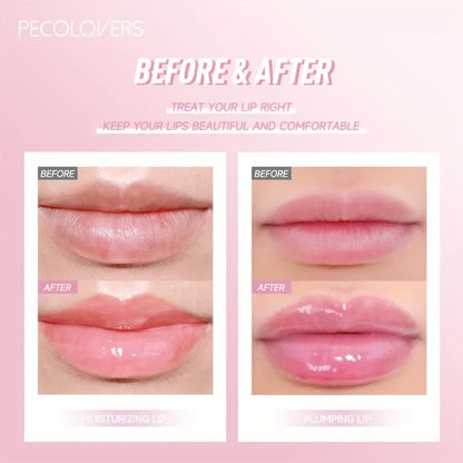 BIG Fruit Lip Oil Lip Enhancer Plumper Big Brush Moisturising Clear Lip Gloss Sexy Lip Makeup Care Cosmetics for Women Girl Lady