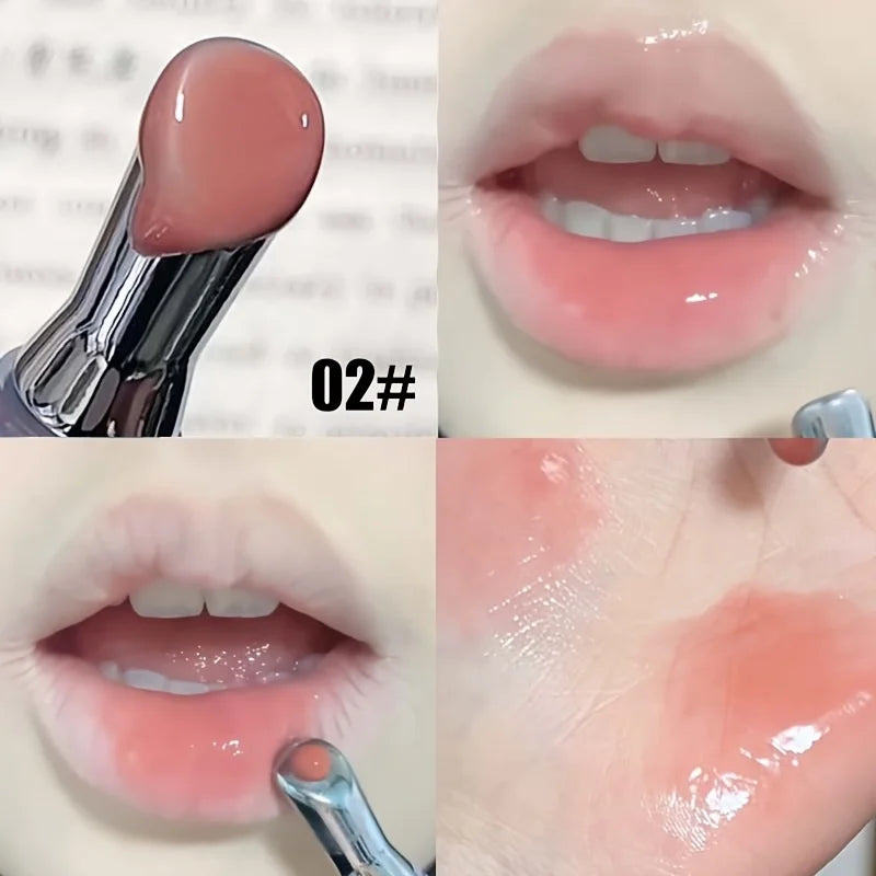 Mingli Lip Gloss, Long-Lasting Moisturizing Lip Gloss, Lip Care Cosmetics, Spring and Summer Atmosphere, Suitable for All Skin, Valentine's Day Gift, Birthday Gift Herorange