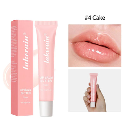 Summer Lip Balm Moisturizing Mirror Lip Gloss Lip Vanilla Mint Iced Coffee Cake Smell Lipstick Transparent Lip Oil  Makeup