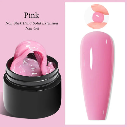 Milky White Nail Extension Gel Clear Nude Building UV Gel For Nails Finger Extensions Form Tips French Nails Manicure Nail Art
