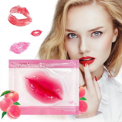 30PCS Collagen Crystal Lip Mask Gel Patches Moisturizing Hydrating Repair Lines Lips Plumper Pad Lip Care Enhancement Lip Mask
