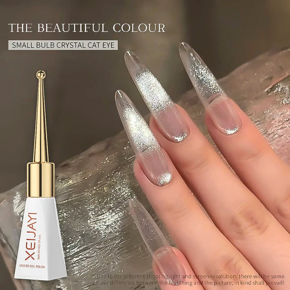 XEIJAYI Pink Cat Eye Gel Nail Polish Ceramic Magnetic Gel UV Semi-permanent Enamels Varnish Nail Supplies For Professionals Gel