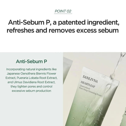 Heartleaf Quercetin Pore Deep Cleansing Foam, Cleanser, Double Cleansing, BHA, Hyaluronic Acid Skincare