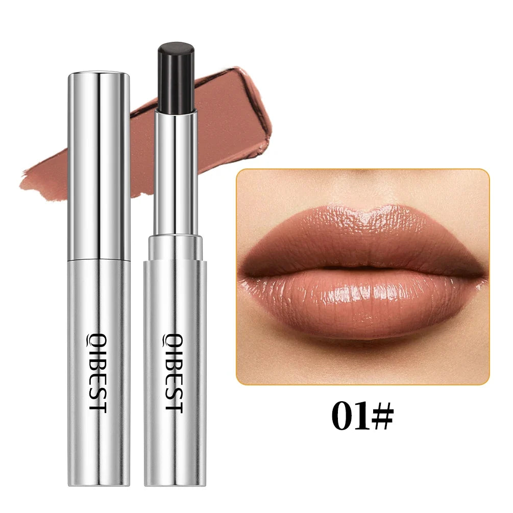 QIBEST Natural Sheer Lip Balm Moisturizing Honey Lipstick Tinted Lip Plumping Balm Smooth Enhancing Natural Color Lip Care