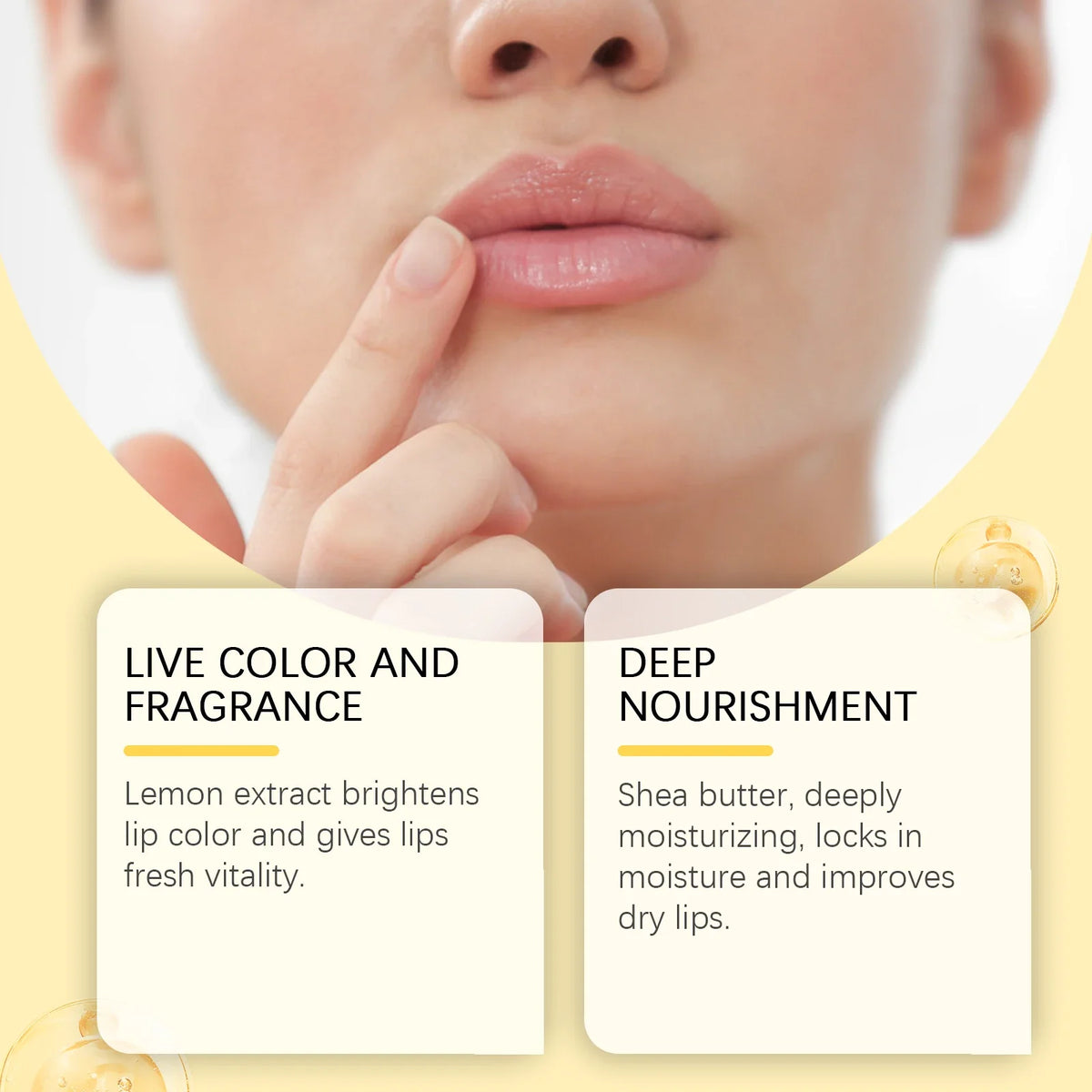Lemon Ginger Lip Balm Turmeric Dark Melanin Remove Mask Gloss Oil Exfoliating Clean Improve Dullness Moisturizer Lip Balm Care