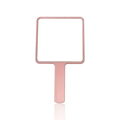 Eyelash Extension Handheld Makeup Mirror Square Makeup Vanity Mirror with Handle Hand Mirror SPA Salon Compact Mirrors
