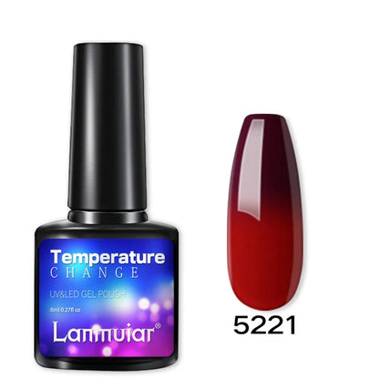 Temperature Color Changing Thermal Nail Polish Fast Drying Water-based Gradient Nail Varnish Manicure Supplies Nail Art