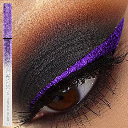 Purple Liquid Eyeliner - Waterproof Matte Quick-Dry Eye Pen