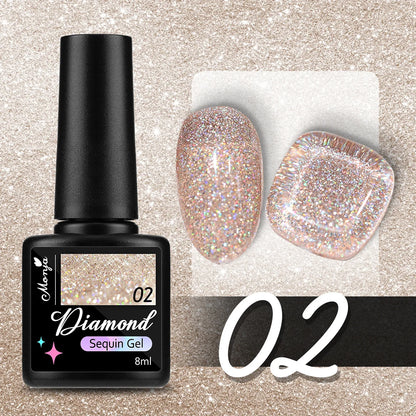 XEIJAYI Pink Cat Eye Gel Nail Polish Ceramic Magnetic Gel UV Semi-permanent Enamels Varnish Nail Supplies For Professionals Gel