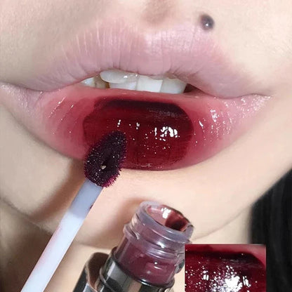 Silver Tube Five-color Clear Water Gloss Lip Gloss Moisturizing Mirror Crystal Jelly Lip Glaze Watery Texture Lip Tint Makeup
