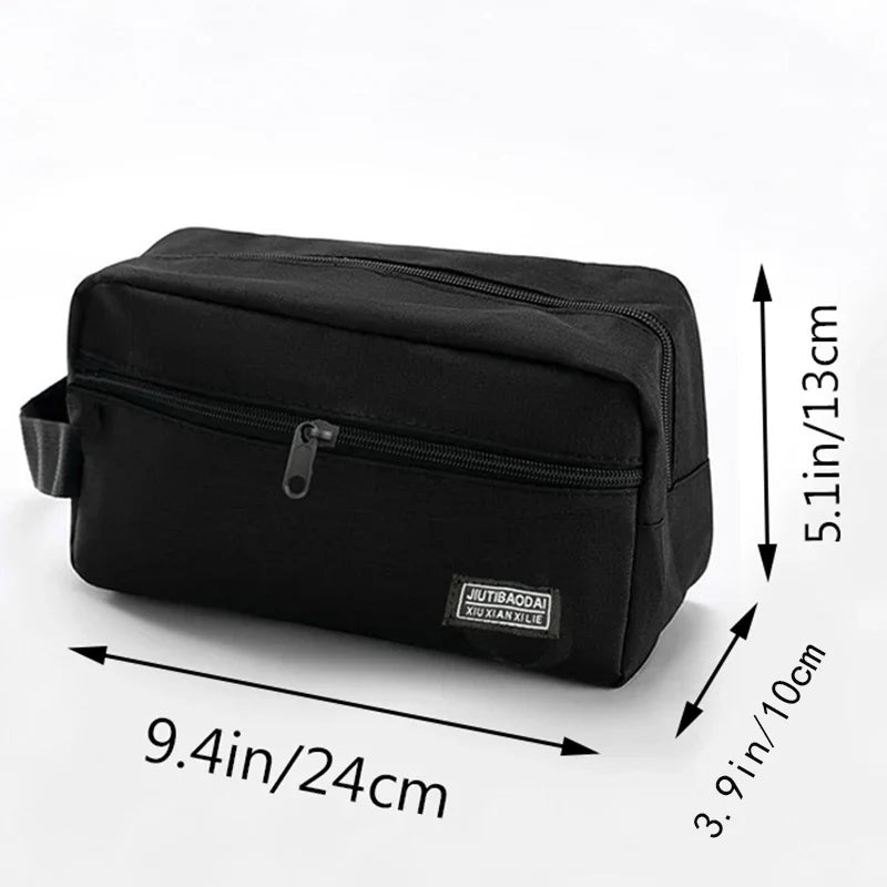 Men's Business Toiletry Bag, Travel Makeup Organizer, Large Capacity Storage Pouch, Durable Fashion Design, Ideal for Daily Use