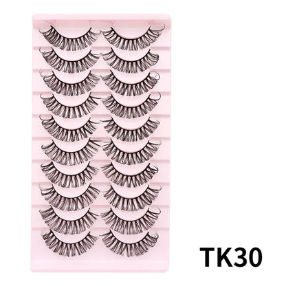 Russian Strip Lashes Makeup Lashes 25mm 3D Mink Volume Fluffy Natural False Eyelashes Thick Dramatic Mink Eyelashes Wholesale