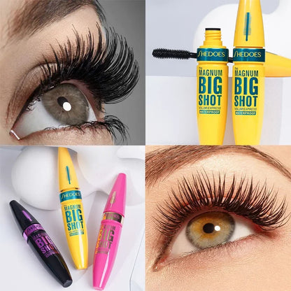 Black Waterproof Lengthening Mascara - Thick Long Lasting Black
