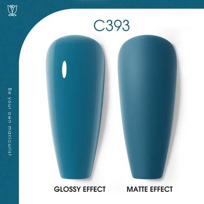 ROSALIND 7ml/15ml Summer Green Gel Nail Polish Semi Permanent Nail Art Manicure Soak Off Top Base Matt Hybrid Varnishes UV Gel
