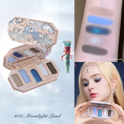 Flower Knows Chocolate Wonder-Shop 8-Color Eyeshadow Palette