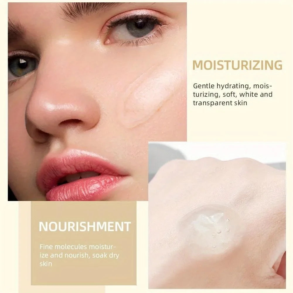 BEAUTY GLAZED 3Pcs Face Makeup Set,Matte Long lasting Waterproof Liquid Foundation+Primer+Puff