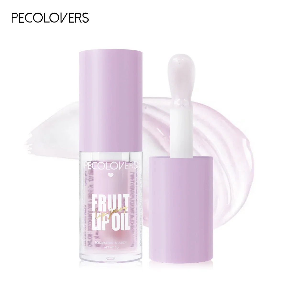 Glitter Plumping Lip Gloss Jelly Strawberry Moisturizer Fruit Lip Oil Transparent Fullness Lip Tint Gel Soft Tube Makeup LipCare