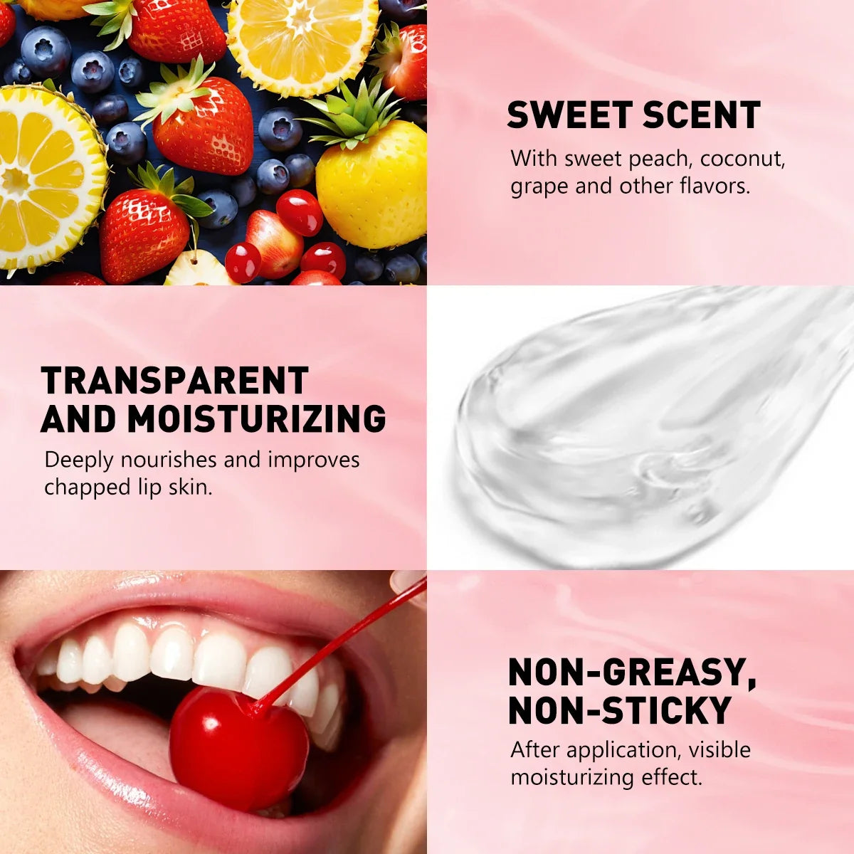Moisturizing Water Lip Gloss Transparent Mirror Crystal Jelly Glass Lip Oil Plumping Lipgloss Makeup Lip Care Cosmetics