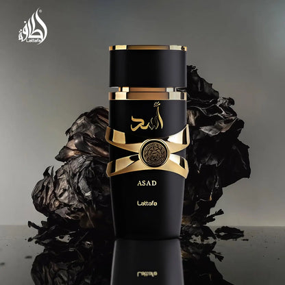 Lattafa Perfumes Asad Unisex Eau De Parfum Spray 3.4 Ounce Arabian Women's Perfume Natural Long Lasting Fragrance Cologne