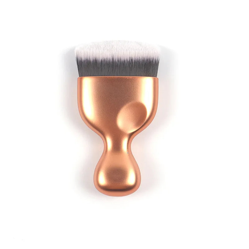 1pc Big Angled Foundation Makeup brushes Liquid Bronzer Make up brushes Wavy Powder Face essential cosmetic tools Portable