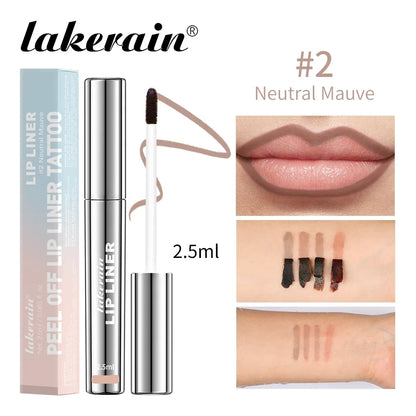 4PCS Highly Pigmented Lip Liner Tattoo Matte Peel Off Enhance Lips Lip Liner Lasting Lip Stain Waterproof Transfer-proof Lipstic