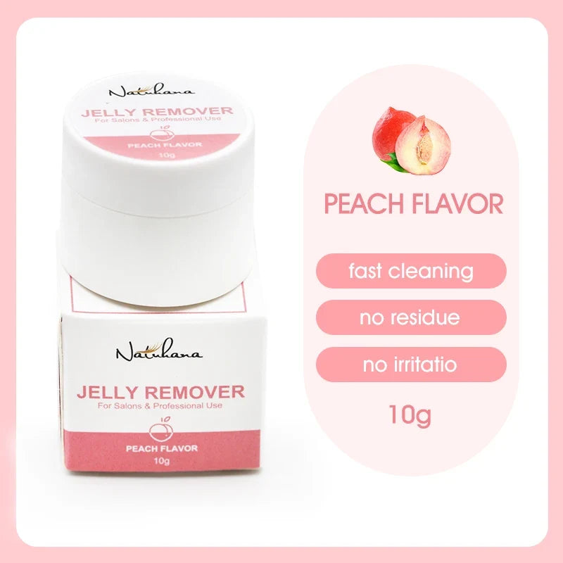NATUHANA 10g/15g Grafting Eyelash Extension Glue Cream Remover Non-irritating Plant Lashes Gel Remover Adhesive for Makeup Tools