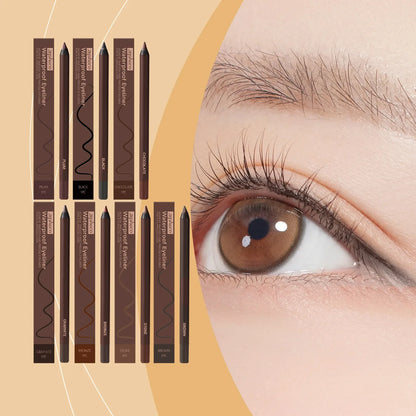 Smooth Creamy Gel Eyeliner Pencil Collection - Waterproof Long-Lasting, No Smudging, Professional Eye Makeup