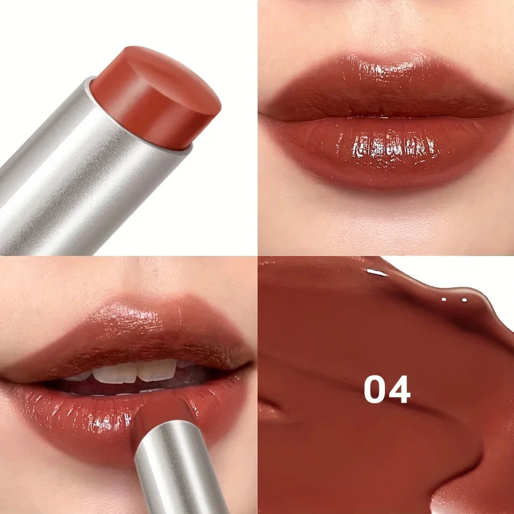 Hydrating Long-Lasting Pudaier Berry Shine Lipstick Set - Creamy Texture for Plump Lustrous Lips, Non-Sticky Finish for All Skin