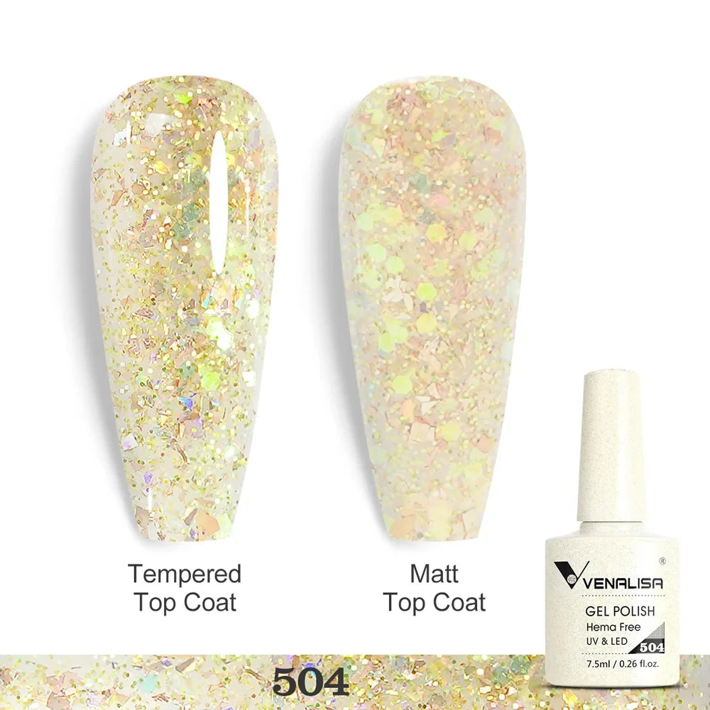 VENALISA Summer Neon Color Beauty Nail Gel Polish Bright Nail Art Salon Lacquer Soak off UV LED Fluorescence Gel Nail Varnish