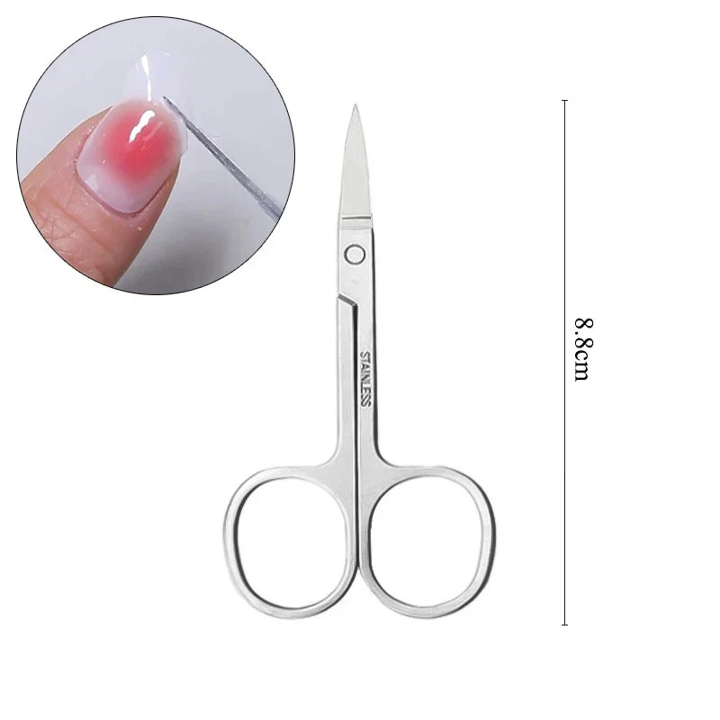 Harunouta 16strips Gradient Red Marble Gold Line Semi Cured Gel Nail Strips DIY Gel Polish Stickers for Nails Work with UV/LED