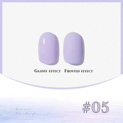 MIANEL 12ML 1-6PCS 2026 New Release Jelly Dopamine Candy Gel Nail Polish - Multi-Color Nude Sheer Finish Bestseller