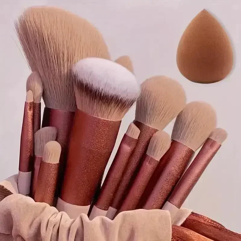Professional Makeup Brush Set - Soft Fluffy Cosmetic Brushes for Foundation, Powder, Eyeshadow & Blending , Beauty Tools